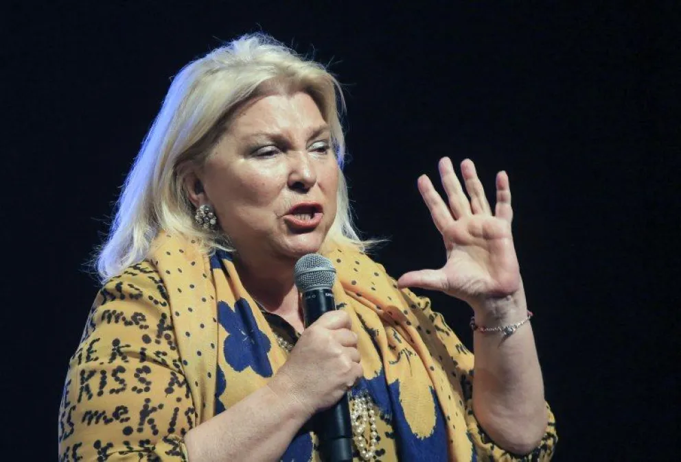 Elisa Carrio bajó su precandidatura y será candidata al Parlasur