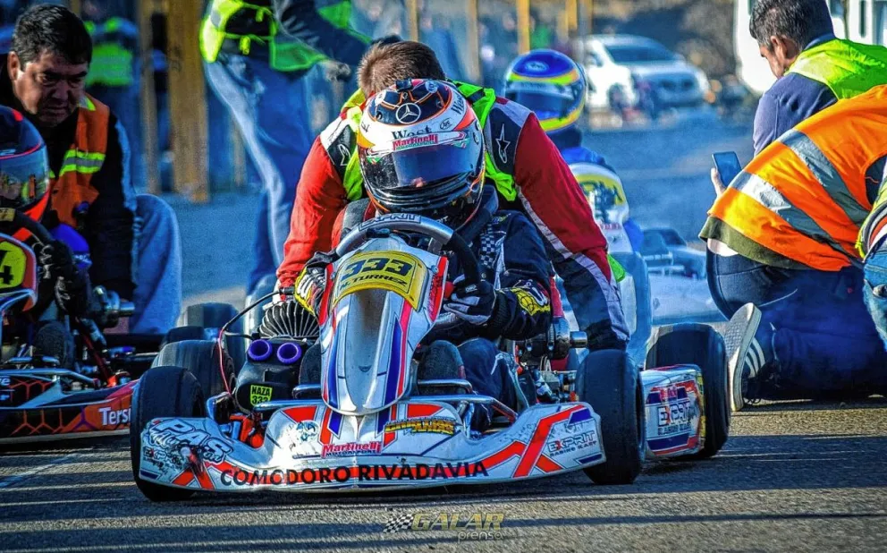 Nazareno Turres entrena para el Argentino